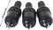 Kaasst 10PCS 2 Male HiFi Speaker Tools Power Signal Black Adapter Accessories DIN Plug Screw s Pin Connector