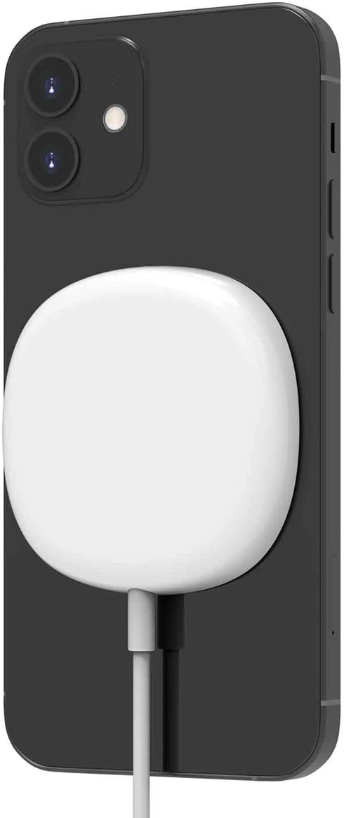 PureGear 15W Qi-Certified Fast Wireless Charging Pad for iPhone 12/12 Pro/12 Pro Max/12 Mini Compatible with MagSafe