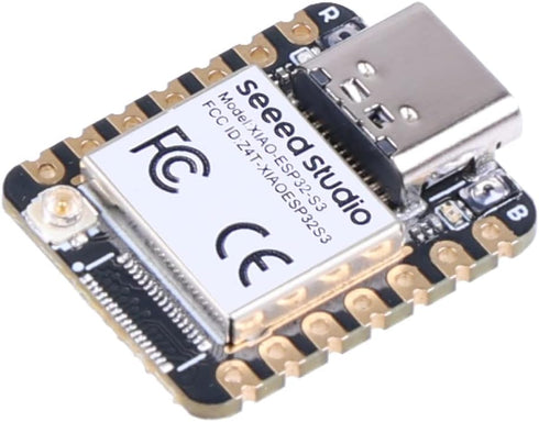 Seeed Studio XIAO ESP32S3(Supports Arduino) - 2.4GHz Wi-Fi, BLE 5.0, Dual-core, Battery Charge Supported, Power Efficiency and Rich Interface, Ideal for Smart Homes, IoT, Wearable Devices, Robotics by seeed studio