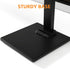 suptek 13 36Inch Adjustable,50,75 100mm Dual Monitor Stand with Base- Vertical Stack Screen Free-Standing Monitor Riser