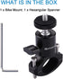 PULUZ Camera Handlebar Mount for GoPro Bike Motorcycle, Aluminum Bicycle Adapter for GoPro Hero 12/11/10/9/8/7, DJI OSMO