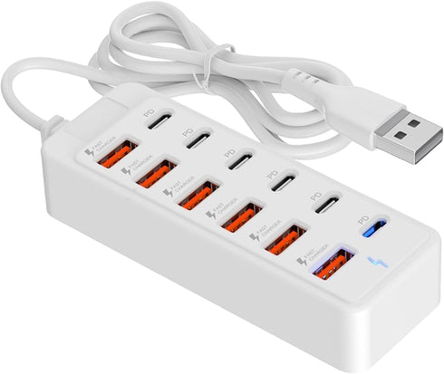 Generic Docking Station, 12-in-1 Multiport Adapter USB Charging Hub for Laptop, Desktop, Tablet,