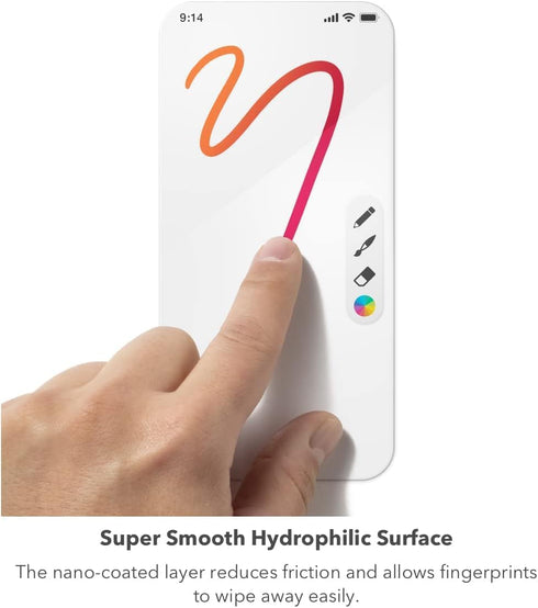ZAGG InvisibleShield Elite Screen Protector for Samsung Galaxy S23+ Plus, Made with Hybrid Polymer, Perfect Fit, HD Clarity, Compatible with Biometric Fingerprint Scanner, Easy to Install