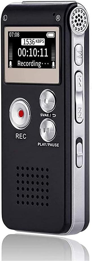 Sunlan Digital Voice Recorder 16GB Voice Recorder with Playback for Lectures - USB
