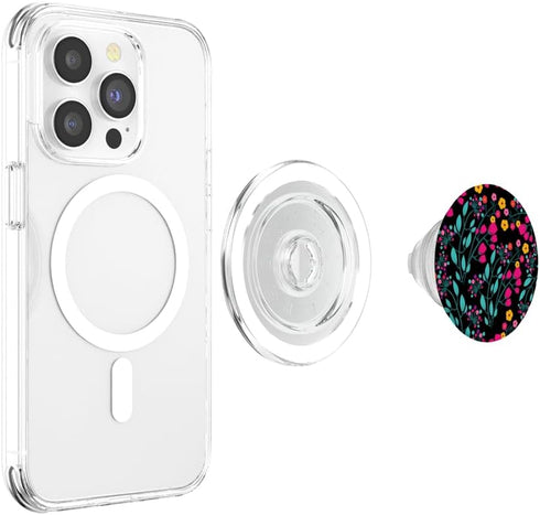 Floral Flowers PopSockets PopGrip for iPhone MagSafe
