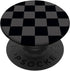 Checkered Black and Gray Checkerboard Pattern PopSockets Standard PopGrip