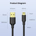 UGREEN Mini USB Cable 3FT, Mini USB 2.0 B Cord for Garmin Nuvi, Dash Cam, PS3, GoPro Hero 3+, and more.