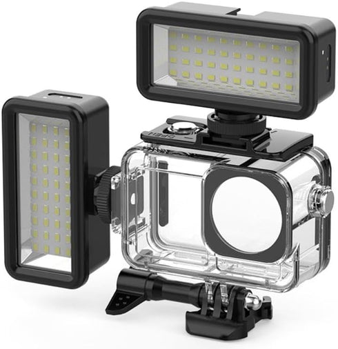 Fotoleey Dive Case + Floating Hand Grip for DJI Osmo Action 4, Action 3