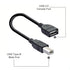 Herfair USB A to USB B Adapter Cable 2.0 Converter Cord for Printer/Scanner/Fax Machine