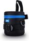 JJC Camera Lens Pouch Case for Canon EF-S 18-55mm, Nikon AF-S 18-55mm, Fujifilm XF 16mm 23mm, Zipper Polyester Bag
