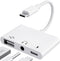 USB C to USB Adapter - 3 in 1 USB C to 3.5mm Audio Adapter for iPad