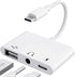 USB C to USB Adapter - 3 in 1 USB C to 3.5mm Audio Adapter for iPad