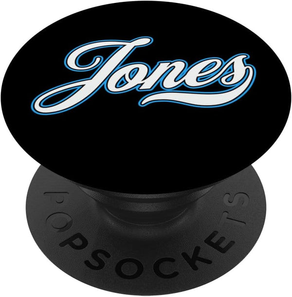 Jones Family Retro Athletic Design Clan Reunion Souvenir PopSockets Standard PopGrip