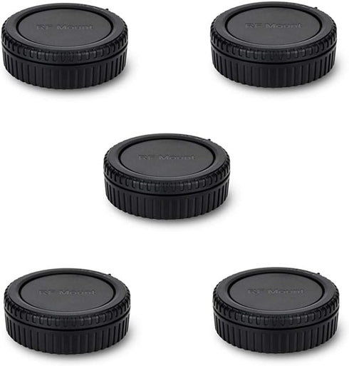 Rear Lens Cap & Body Cap Cover for Canon RF Mount Mirrorless Camera EOS R100 R50 R10 R8 R7 R6 Mark II R5C R5 R3 R RP -