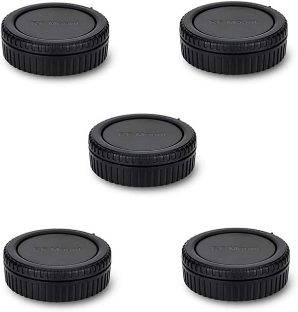 Rear Lens Cap & Body Cap Cover for Canon RF Mount Mirrorless Camera EOS R100 R50 R10 R8 R7 R6 Mark II R5C R5 R3 R RP -