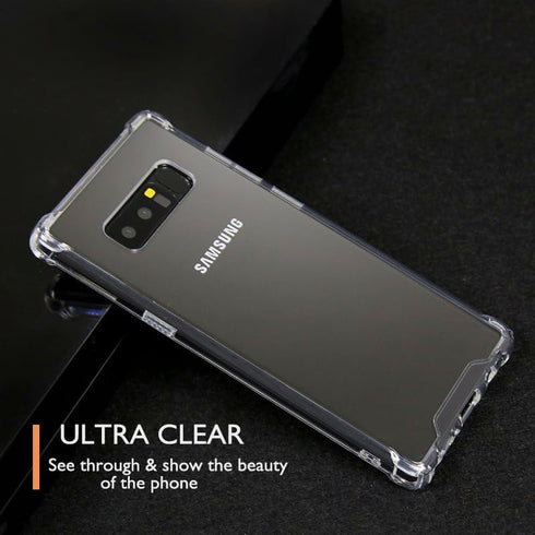 KIOMY Case for Samsung Galaxy Note 8, Shockproof Bumper Protective Cover, Hybrid Design Hard PC Back + TPU