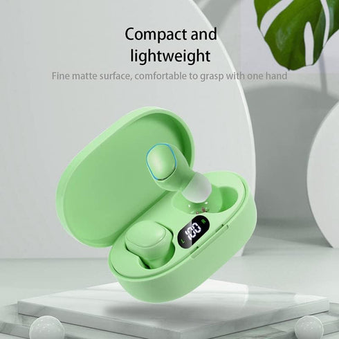 Acuvar Fully Wireless Bluetooth 5.0 Earbud Headphones, iPX4 Water & Sweat Proof, Touch Controls, Smart LCD Case