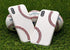 mcmadley iPhone 12 Mini Baseball Phone Case - Professional Baseball Leather, Raised Red Hand Stitching, Thin Protective