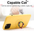 EI Sonador (2 Cat Phone Ring Holder Grip- Transparent Cell Phone Ring Stand Holder Clear Kickstand Finger Grip