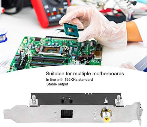 Optical Out Back Plate Cable Bracket, SPDIF Optical Electrical Components for ASUS/GIGABYTE/MSI Motherboard