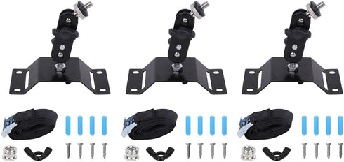 Pack-3Pcs Tree Tied or Wall Screw Mount Metal Holder Stand for Forest Trail Cameras & Night Vision
