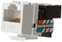 Leviton 41108-RW5 QuickPort Connector, CAT 5, White