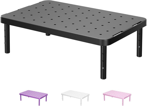 WALI Computer Monitor Stand for Desk, Adjustable Laptop Riser, Desk Monitor Stand