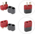 10 Pairs Anti-Slip Amass Deans T Plug Male Female Connector Adapter with Sheath Housing