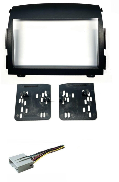 ASC Audio Car Stereo Dash Kit and Wire Harness for Installing a Double Din