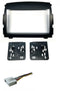 ASC Audio Car Stereo Dash Kit and Wire Harness for Installing a Double Din