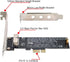 Cablecc PCI Express PCI-E 1X to 12+16Pin Convert Card for 2013-2017 Mac Pro Air SSD, Compatible with A1493 A1502 A1465