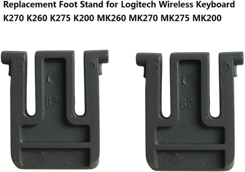 2pcs Replacement Keyboard Feet Stand Leg for Logitech Wireless Keyboard K260 K270 K270r MK260 MK270 MK270r MK275 MK200