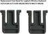 2pcs Replacement Keyboard Feet Stand Leg for Logitech Wireless Keyboard K260 K270 K270r MK260 MK270 MK270r MK275 MK200