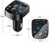 FM Bluetooth Transmitter for Car - Wireless Bluetooth Audio Adapter, Handsfree Calling, Dual USB Ports Quick Charger