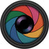 Creative Rainbow Aperture Photography Lens Colorful Camera Lens Aperture Photography PopSockets Adhesive PopGrip