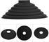 Anti Reflective Lens Hood, Folding Silicone Soft Stretchy DSLR Lens Hood for Reducing Glare in Outdoor Photography