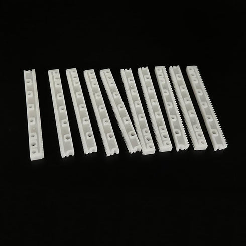 URIMPAVIDO 20PCS 0.5 Module Plastic Gear Plastic Connecting Rod Long Strip Rack Gear