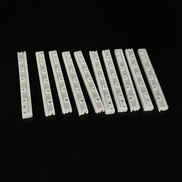 URIMPAVIDO 20PCS 0.5 Module Plastic Gear Plastic Connecting Rod Long Strip Rack Gear
