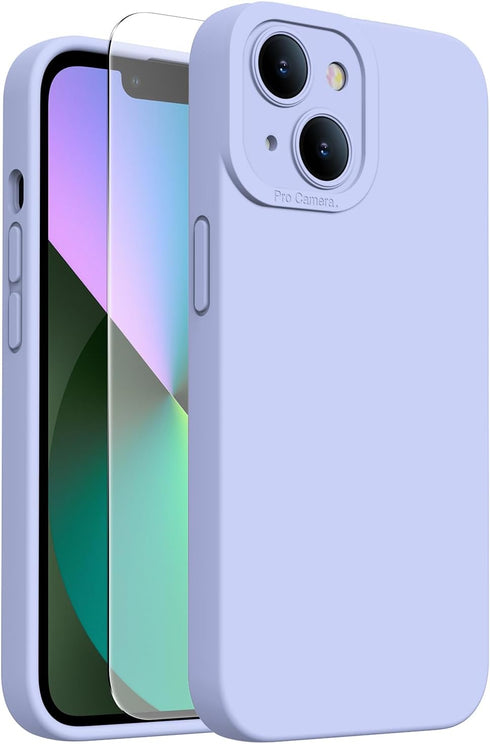Kiresen Magnetic for iPhone 13 Case with Screen Protector - Wireless Charging Compatible