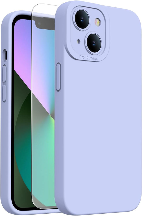 Kiresen Magnetic for iPhone 13 Case with Screen Protector - Wireless Charging Compatible