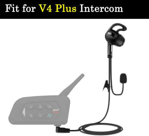 Right Ear Referee Earphone, Headset Earhook Earpiece for V6 V4 FBIM Soccer Football Coach Intercom Radio