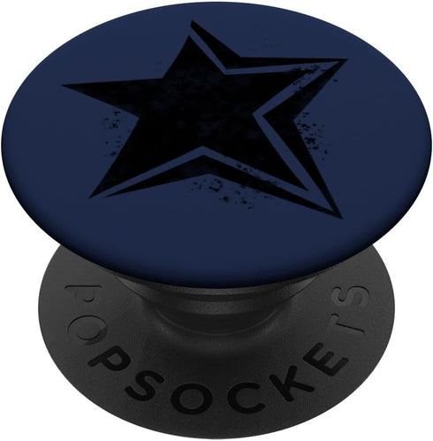 PopSockets Swappable PopGrip, Black Star Cyber Y2K Aesthetic Downtown Girl Mcbling