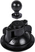 Suction Cup Base Mount with 25mm/1" Ball, Compatible with RAM Mounts and Other B Size Double Ball Socket