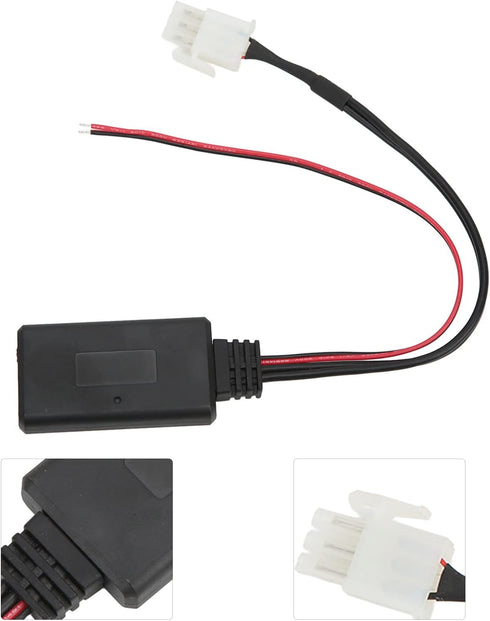 KIMISS Bluetooth 5.0 AUX Cable, 3 Car Stereo Music Adapter for GL1800