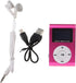 RTYUBV MX-801 Mini USB Metal Clip Micro SD TF Card Slot LCD Screen