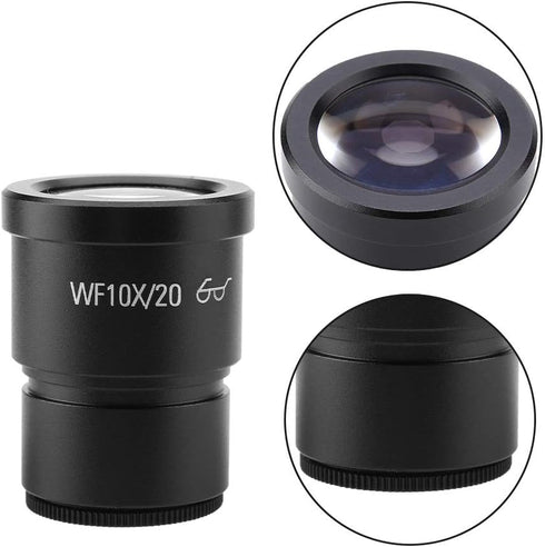 Microscope Lens 10X, Wide Field Stereo Eyepieces, Mounting Size 30mm