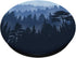 Pine trees mountain scene teal black forest design For men PopSockets Standard PopGrip
