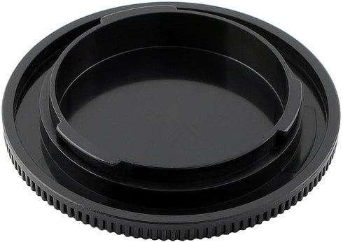 2 Pack Rear Lens Cap & Camera Body Cap Cover Kit for Canon EOS M200 M100 M50 M50 Mark II M10 M5 M6 M6 Mark II
