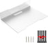 Compact White Projector Shelf - Wall Mount Floating Rack with Cable Ties