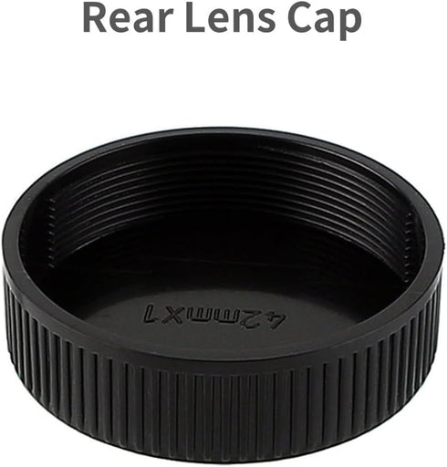 2 Pack Rear Lens Cap & Camera Body Cap Cover Kit for M42 Screw Mount SLR Film Camera and Lens